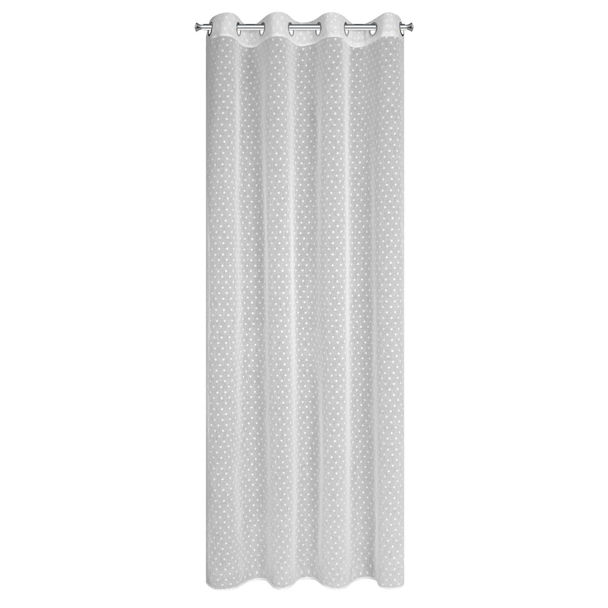 Zasłona 140 x 250 Dekoracyjna Hania Biały