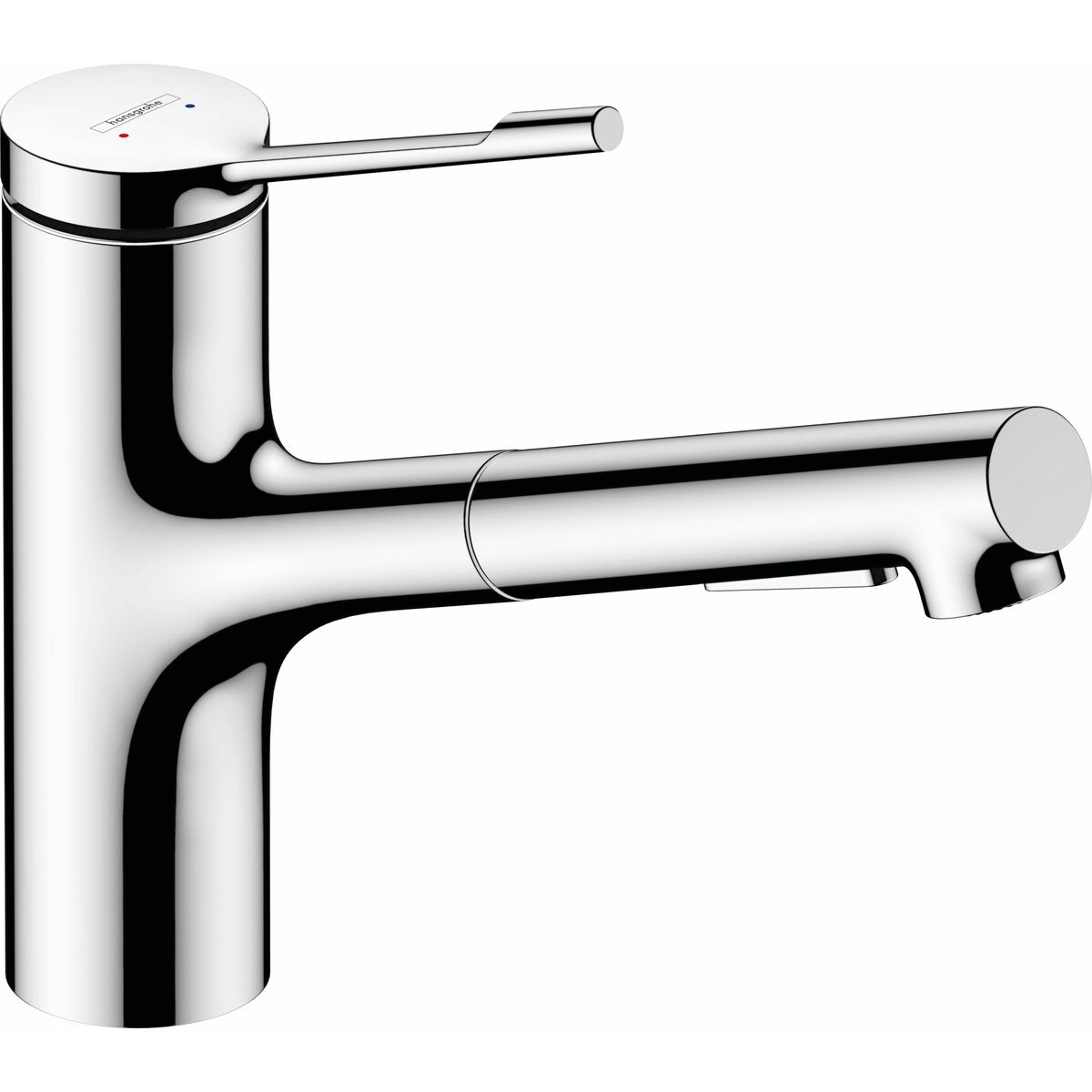 Bateria kuchenna z wyciąganą wylewką Zesis Lean Hansgrohe