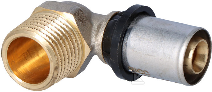 Kolano podłączeniowe PURMO CLEVERFIT z gwintem zewnetrznym 16x1/2