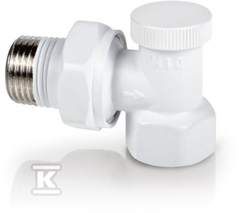 Valvex Zawór grzejnikowy powrotny kątowy VECTOR 1/2