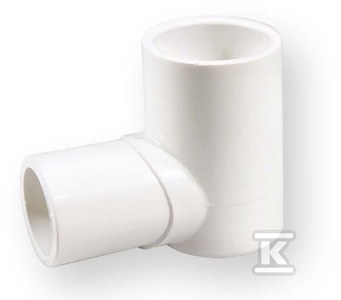 Kolano nyplowe KW/KZ PVC-U 1/2
