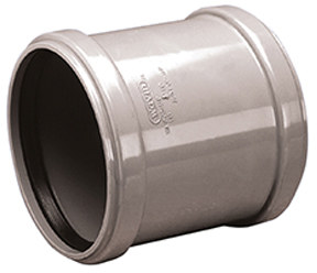 Wavin Złączka dwukielichowa HT 110 popiel sanitarna