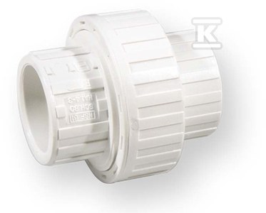 Śrubunek KW/KW PVC-U 1/2