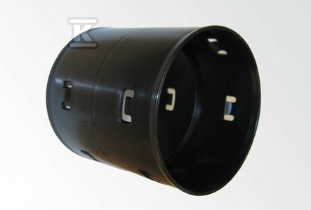 Kaczmarek Mufa drenarska PVC DN/OD 100, kolor czarny