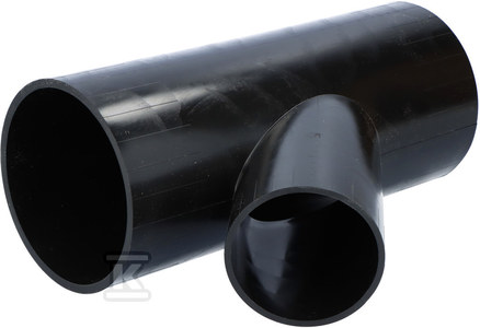 Wavin Trójnik PEHD 160x110/45 czarny QuickStream