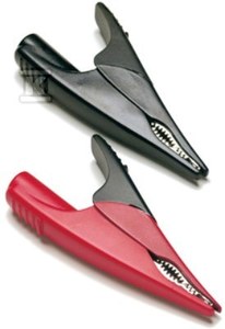 Zaciski krokodyl AC285 - zestaw