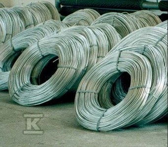 Drut stalowy ocynkowany FI 8 (1mb=0.40kg) Z350