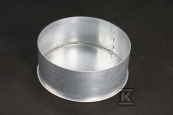 Zaślepka 250 do rury Spiro ocynk