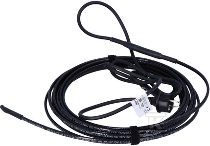Kabel grzewczy Frostguard z wtyczką 10W/M 8m