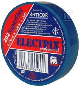 3M TAŚMA-ELECTRIX-202-SUPERFLEX-NIEB-19mm*20m PE-2022003-0019020