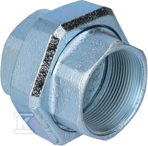 Śrubunek dwuzłączka prosta nakrętna 2