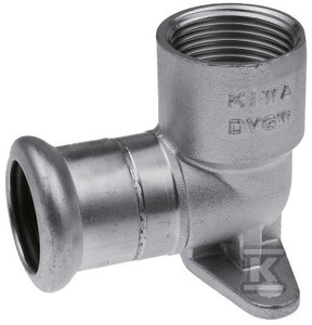 Podejście pod baterię z uszami KAN-therm Inox - 15 x 1/2