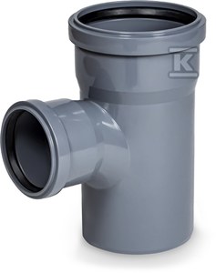 Trójnik kanalizacyjny wewnętrzny PP-HT 110x50/45 popiel sanitarny