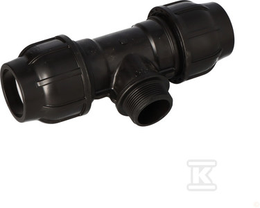 Trójnik zaciskowy PP 90st. 50x6/4