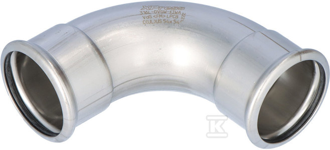 Kolano 90° Inox - 54