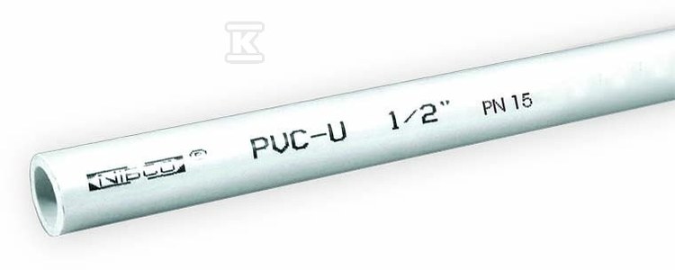 Nibco Rura ciśnieniowa PN 15 PVC-U 1/2
