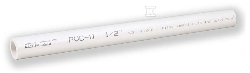 Rura ciśnieniowa Sch 40 PVC-U 3/4