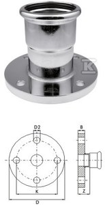 Kołnierz KAN-therm Steel - 54