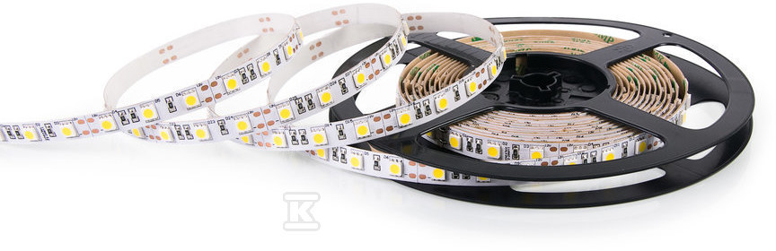 Фото - LED-стрічка Taśma LED NEXTEC 12V SMD 5050 - 300 LED IP33 biały neutralny podłoże białe
