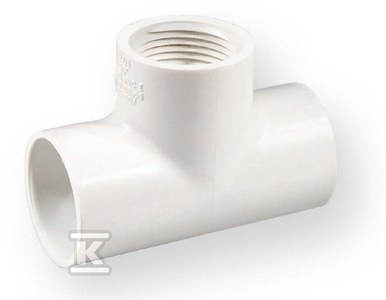 Trójnik nakrętny KW/KW/GW PVC-U 1