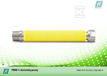 Фото - Кран / вентиль / фітинг ANT Famas Przewód gazowy do rozciągania DN20 500-700mm - PSR-06ANT-050 