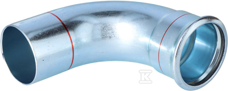 Kolano nyplowe 90° Steel - 54