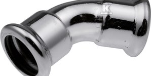 Kolano 45° Steel - 42