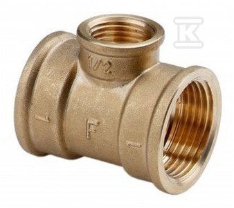 Trójnik redukcyjny mosiężny 3/4