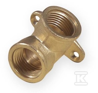 Nibco Kolano nakrętne metalowe z uchwytem mocującym GW/GW PVC-C 1/2