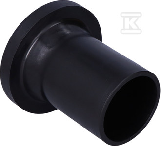 Tuleja doczołowa długa kołnierzowa dn90 PE100, SDR17, PN5 gaz/PN10 woda, sfazowana