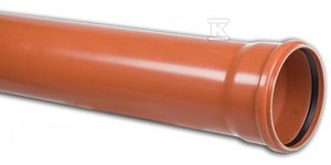Rura kanalizacyjna zewnętrzna PVC 110X3.2X2000 SN8 KL.S LITA, z uszczelką K-U21 typu LOCK