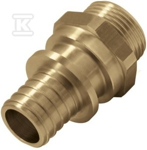 Złączka mosiężna GZ Push - 25x3.5 G3/4