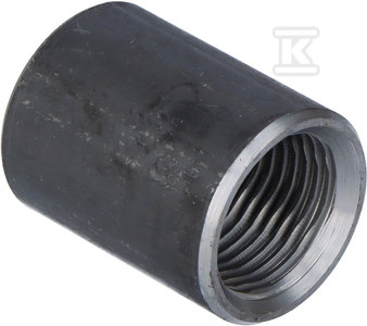 Geldbach Mufa spawalnicza/gwintowana czarna 1/2