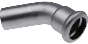 Kolano nyplowe 45° Inox - 28
