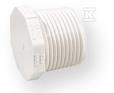 Korek z gwintem wkrętny GZ PVC-U 3/4