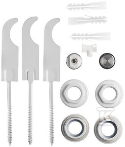 Ferro ZESTAW KORKÓW 1X1/2" Z 3 WieszakAMI ZGG3B