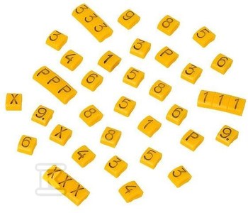 Oznacznik do adresowania przewodów MZ-0 bez nadruku opakowanie = 250 sztuk