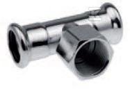 Trójnik z GW KAN-therm Steel - 35 x Rp1/2 x 35 Sprinkler