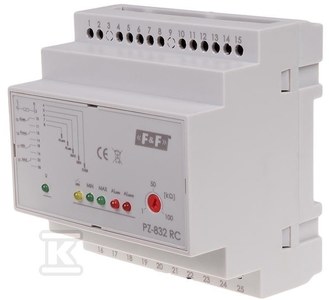 Schneider Electric Przekaźnik-kontroli-poziomu-cieczy-bez-sondy-PZ-832-RC-B-montaz-na-szynie-DINstyk-4x1NO-NC-230V-PZ-832RCB PZ-832RCB