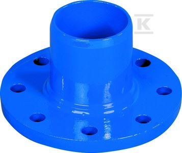 Króciec jednokołnierzowy FW, DN80, l=85,żeliwo szare GJL