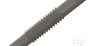 Złączka karbowana do rur elektroinstalacyjnych Fi-22, szara, ONNLINE