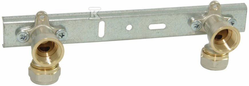 Płytka montażowa 150mm z kolankami skręc. GW 16mm x 1/2 ONNLINE