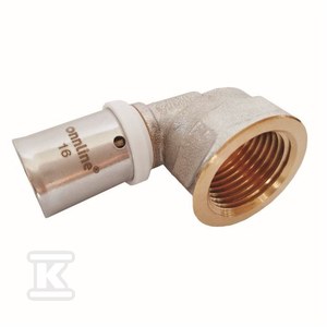KOLANO 90ST ZAPRASOWYWANE GW 25MM X 3/4