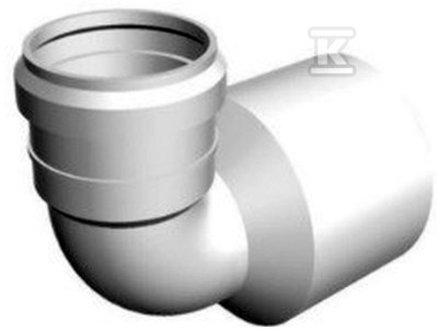 Onnline Kolano PP do kanalizacji wewnętrznej redukcyjne 50x32/90 białe sanitarne