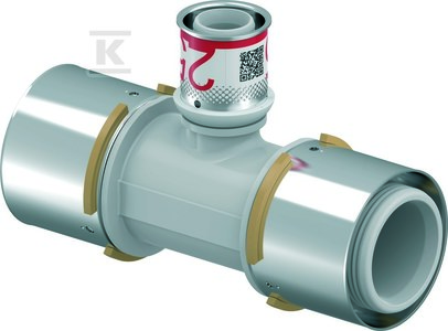 Uponor S-Press trójnik redukcyjny PPSU 50-25-50