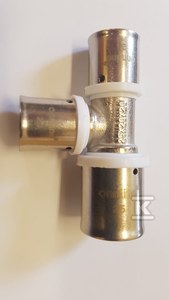 Trójnik redukcyjny zaprasowywany 50x32x50 mm, ONNLINE