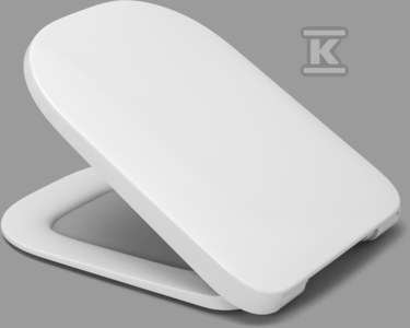 Dante Slim deska WC do ROCA GAP, wolnoopadająca, wypinana, z duroplastu, zawias C5002G