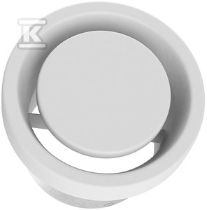 Anemostat wywiewny HEATPEX ARIA CONNECT 125 mm