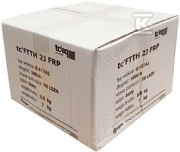 Kabel optyczny FTTH 2J SM/1000