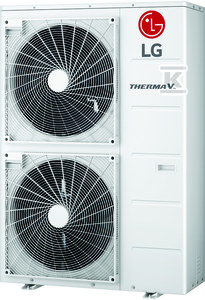 LG Powietrzna MONOBLOKOWA pompa ciepła HYDRO-SPLIT (jednostka zewnętrzna) 12kW, czynnik R32, 3 fazy, do współpracy z jednostką wewnętrzną HN1600MC.NK1